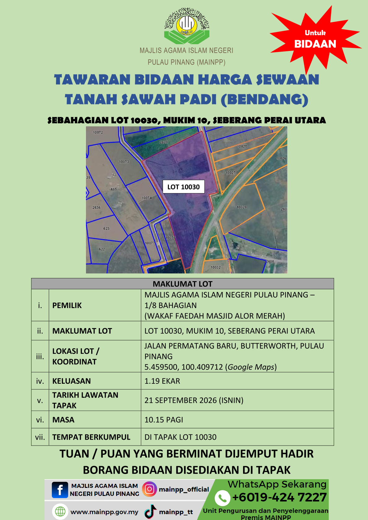 2. Iklan Kg. Rantau Panjang Lot 10471 mk2 SPU